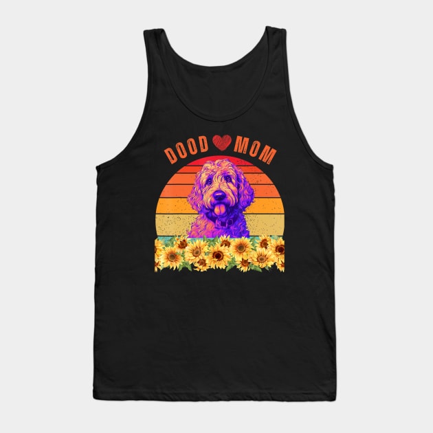 Dood Mom sunflower vintage Tank Top by Mitsue Kersting